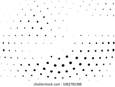 Abstract halftone wave dotted background. Halftone twisted grunge pattern, dot, circle.  Vector modern optical halftone pop art texture for poster, business card, cover, label mock-up, sticker layout