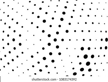 Abstract halftone wave dotted background. Halftone twisted grunge pattern, dot, circle.  Vector modern optical halftone pop art texture for poster, business card, cover, label mock-up, sticker layout
