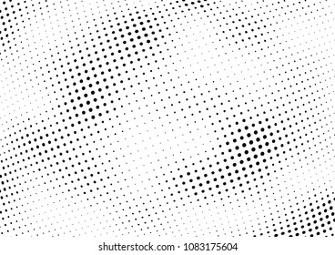 Abstract halftone wave dotted background. Halftone twisted grunge pattern, dot, circle.  Vector modern optical halftone pop art texture for poster, business card, cover, label mock-up, sticker layout