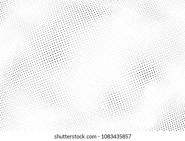 Abstract halftone wave dotted background. Halftone twisted grunge pattern, dot, circle.  Vector modern optical halftone pop art texture for poster, business card, cover, label mock-up, sticker layout