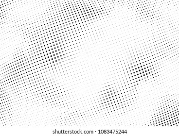 Abstract halftone wave dotted background. Halftone twisted grunge pattern, dot, circle.  Vector modern optical halftone pop art texture for poster, business card, cover, label mock-up, sticker layout