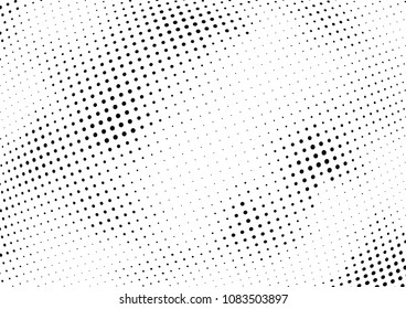 Abstract halftone wave dotted background. Halftone twisted grunge pattern, dot, circle.  Vector modern optical halftone pop art texture for poster, business card, cover, label mock-up, sticker layout