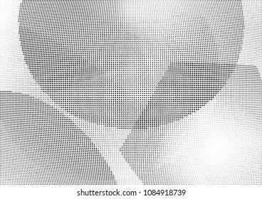 Abstract halftone wave dotted background. Halftone twisted grunge pattern, dot, circle.  Vector modern optical halftone pop art texture for poster, business card, cover, label mock-up, sticker layout