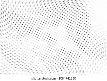 Abstract halftone wave dotted background. Halftone twisted grunge pattern, dot, circle.  Vector modern optical halftone pop art texture for poster, business card, cover, label mock-up, sticker layout