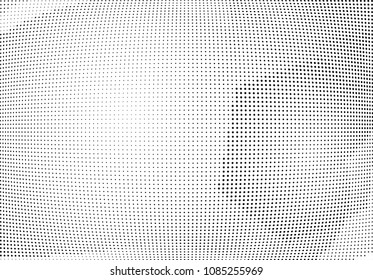 Abstract halftone wave dotted background. Halftone twisted grunge pattern, dot, circle.  Vector modern optical halftone pop art texture for poster, business card, cover, label mock-up, sticker layout