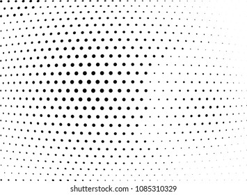 Abstract halftone wave dotted background. Halftone twisted grunge pattern, dot, circle.  Vector modern optical halftone pop art texture for poster, business card, cover, label mock-up, sticker layout