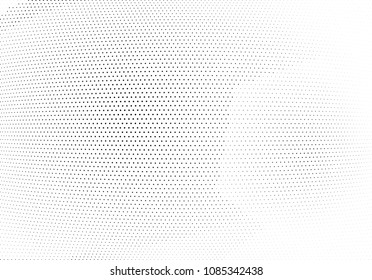 Abstract halftone wave dotted background. Halftone twisted grunge pattern, dot, circle.  Vector modern optical halftone pop art texture for poster, business card, cover, label mock-up, sticker layout