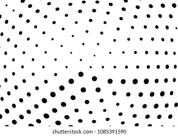 Abstract halftone wave dotted background. Halftone twisted grunge pattern, dot, circle.  Vector modern optical halftone pop art texture for poster, business card, cover, label mock-up, sticker layout