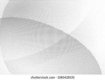 Abstract halftone wave dotted background. Halftone twisted grunge pattern, dot, circle.  Vector modern optical halftone pop art texture for poster, business card, cover, label mock-up, sticker layout