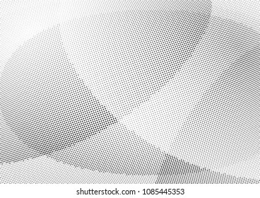 Abstract halftone wave dotted background. Halftone twisted grunge pattern, dot, circle.  Vector modern optical halftone pop art texture for poster, business card, cover, label mock-up, sticker layout