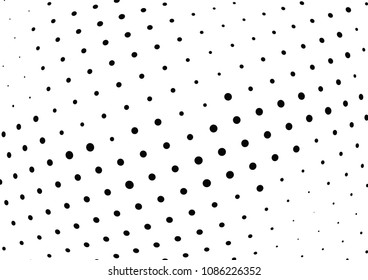 Abstract halftone wave dotted background. Halftone twisted grunge pattern, dot, circle.  Vector modern optical halftone pop art texture for poster, business card, cover, label mock-up, sticker layout