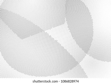 Abstract halftone wave dotted background. Halftone twisted grunge pattern, dot, circle.  Vector modern optical halftone pop art texture for poster, business card, cover, label mock-up, sticker layout