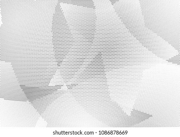 Abstract halftone wave dotted background. Halftone twisted grunge pattern, dot, circle.  Vector modern optical halftone pop art texture for poster, business card, cover, label mock-up, sticker layout