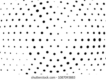 Abstract halftone wave dotted background. Halftone twisted grunge pattern, dot, circle.  Vector modern optical halftone pop art texture for poster, business card, cover, label mock-up, sticker layout