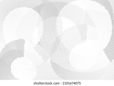 Abstract halftone wave dotted background. Halftone twisted grunge pattern, dot, circle.  Vector modern optical halftone pop art texture for poster, business card, cover, label mock-up, sticker layout
