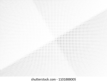 Abstract halftone wave dotted background. Halftone twisted grunge pattern, dot, circle.  Vector modern optical halftone pop art texture for poster, business card, cover, label mock-up, sticker layout