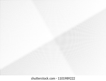 Abstract halftone wave dotted background. Halftone twisted grunge pattern, dot, circle.  Vector modern optical halftone pop art texture for poster, business card, cover, label mock-up, sticker layout