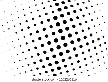 Abstract halftone wave dotted background. Halftone twisted grunge pattern, dot, circle.  Vector modern optical halftone pop art texture for poster, business card, cover, label mock-up, sticker layout