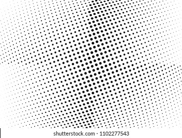 Abstract halftone wave dotted background. Halftone twisted grunge pattern, dot, circle.  Vector modern optical halftone pop art texture for poster, business card, cover, label mock-up, sticker layout