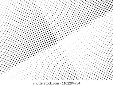 Abstract halftone wave dotted background. Halftone twisted grunge pattern, dot, circle.  Vector modern optical halftone pop art texture for poster, business card, cover, label mock-up, sticker layout