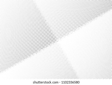 Abstract halftone wave dotted background. Halftone twisted grunge pattern, dot, circle.  Vector modern optical halftone pop art texture for poster, business card, cover, label mock-up, sticker layout
