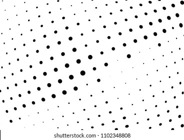 Abstract halftone wave dotted background. Halftone twisted grunge pattern, dot, circle.  Vector modern optical halftone pop art texture for poster, business card, cover, label mock-up, sticker layout