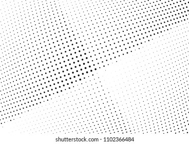 Abstract halftone wave dotted background. Halftone twisted grunge pattern, dot, circle.  Vector modern optical halftone pop art texture for poster, business card, cover, label mock-up, sticker layout