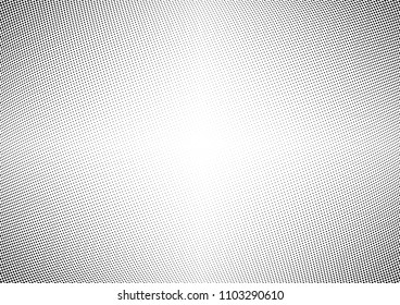 Abstract halftone wave dotted background. Halftone twisted grunge pattern, dot, circle.  Vector modern optical halftone pop art texture for poster, business card, cover, label mock-up, sticker layout