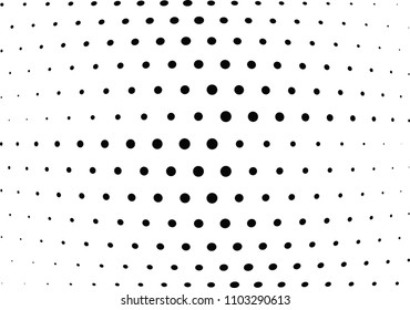 Abstract halftone wave dotted background. Halftone twisted grunge pattern, dot, circle.  Vector modern optical halftone pop art texture for poster, business card, cover, label mock-up, sticker layout