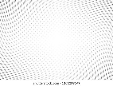 Abstract halftone wave dotted background. Halftone twisted grunge pattern, dot, circle.  Vector modern optical halftone pop art texture for poster, business card, cover, label mock-up, sticker layout