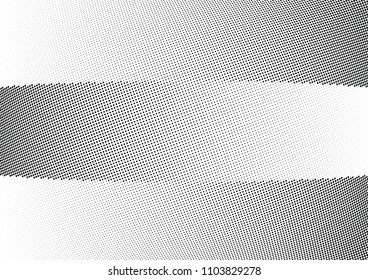 Abstract halftone wave dotted background. Halftone twisted grunge pattern, dot, circle.  Vector modern optical halftone pop art texture for poster, business card, cover, label mock-up, sticker layout