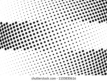 Abstract halftone wave dotted background. Halftone twisted grunge pattern, dot, circle.  Vector modern optical halftone pop art texture for poster, business card, cover, label mock-up, sticker layout