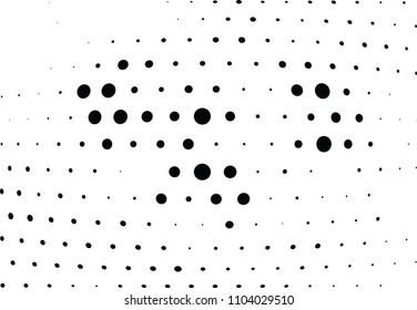 Abstract halftone wave dotted background. Halftone twisted grunge pattern, dot, circle.  Vector modern optical halftone pop art texture for poster, business card, cover, label mock-up, sticker layout