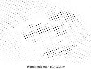 Abstract halftone wave dotted background. Halftone twisted grunge pattern, dot, circle.  Vector modern optical halftone pop art texture for poster, business card, cover, label mock-up, sticker layout