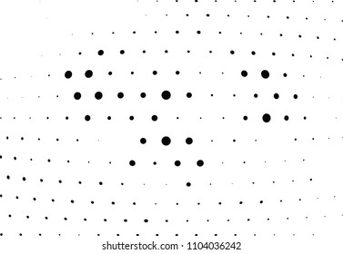Abstract halftone wave dotted background. Halftone twisted grunge pattern, dot, circle.  Vector modern optical halftone pop art texture for poster, business card, cover, label mock-up, sticker layout