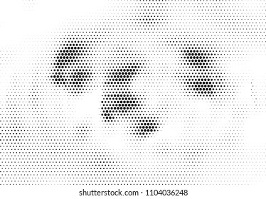 Abstract halftone wave dotted background. Halftone twisted grunge pattern, dot, circle.  Vector modern optical halftone pop art texture for poster, business card, cover, label mock-up, sticker layout