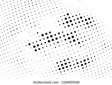 Abstract halftone wave dotted background. Halftone twisted grunge pattern, dot, circle.  Vector modern optical halftone pop art texture for poster, business card, cover, label mock-up, sticker layout