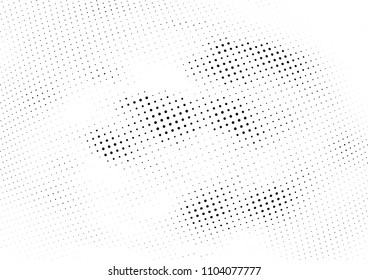 Abstract halftone wave dotted background. Halftone twisted grunge pattern, dot, circle.  Vector modern optical halftone pop art texture for poster, business card, cover, label mock-up, sticker layout