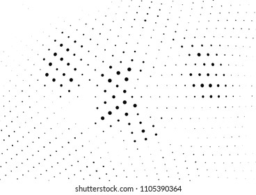 Abstract halftone wave dotted background. Halftone twisted grunge pattern, dot, circle.  Vector modern optical halftone pop art texture for poster, business card, cover, label mock-up, sticker layout