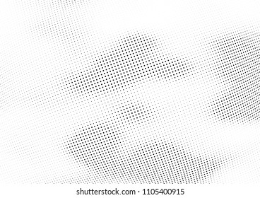 Abstract halftone wave dotted background. Halftone twisted grunge pattern, dot, circle.  Vector modern optical halftone pop art texture for poster, business card, cover, label mock-up, sticker layout