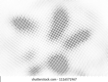 Abstract halftone wave dotted background. Halftone twisted grunge pattern, dot, circle.  Vector modern optical halftone pop art texture for poster, business card, cover, label mock-up, sticker layout