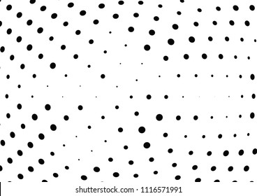 Abstract halftone wave dotted background. Halftone twisted grunge pattern, dot, circle.  Vector modern optical halftone pop art texture for poster, business card, cover, label mock-up, sticker layout