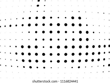 Abstract halftone wave dotted background. Halftone twisted grunge pattern, dot, circle.  Vector modern optical halftone pop art texture for poster, business card, cover, label mock-up, sticker layout