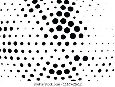 Abstract halftone wave dotted background. Halftone twisted grunge pattern, dot, circle.  Vector modern optical halftone pop art texture for poster, business card, cover, label mock-up, sticker layout