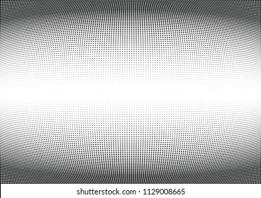 Abstract halftone wave dotted background. Halftone  grunge pattern with square.  Vector halftone modern pop art twisted texture for poster, cover, business card, postcard, art label layout, sticker.