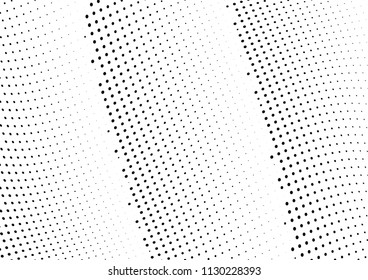 Abstract halftone wave dotted background. Halftone twisted grunge pattern, dot, circle.  Vector modern optical halftone pop art texture for poster, business card, cover, label mock-up, sticker layout