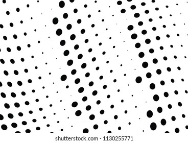 Abstract halftone wave dotted background. Halftone twisted grunge pattern, dot, circle.  Vector modern optical halftone pop art texture for poster, business card, cover, label mock-up, sticker layout