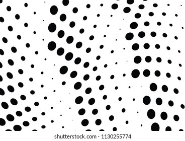 Abstract halftone wave dotted background. Halftone twisted grunge pattern, dot, circle.  Vector modern optical halftone pop art texture for poster, business card, cover, label mock-up, sticker layout