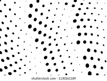 Abstract halftone wave dotted background. Halftone twisted grunge pattern, dot, circle.  Vector modern optical halftone pop art texture for poster, business card, cover, label mock-up, sticker layout