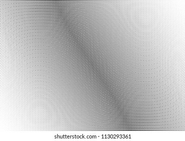Abstract halftone wave dotted background. Halftone twisted grunge pattern, dot, circle.  Vector modern optical halftone pop art texture for poster, business card, cover, label mock-up, sticker layout